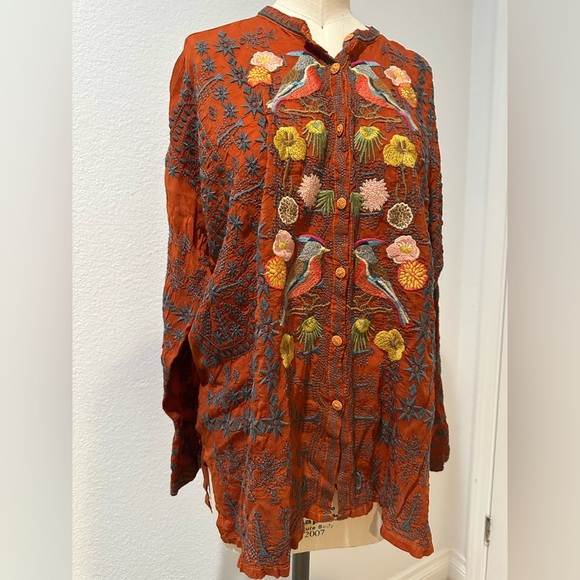 Johnny Was Womens Alani Blouse - Picture 5 of 7